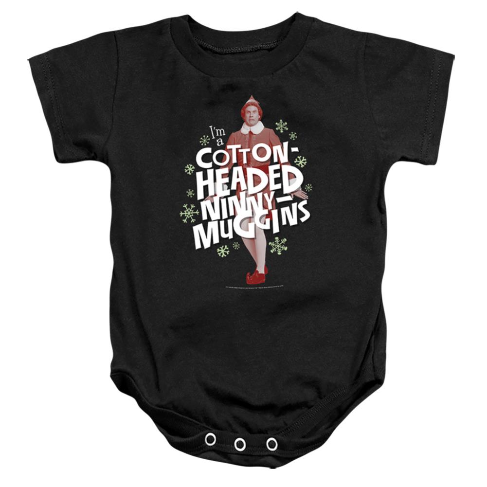 Elf Cotton-Headed Ninny Muggins Infant's Cotton SS Snapsuit