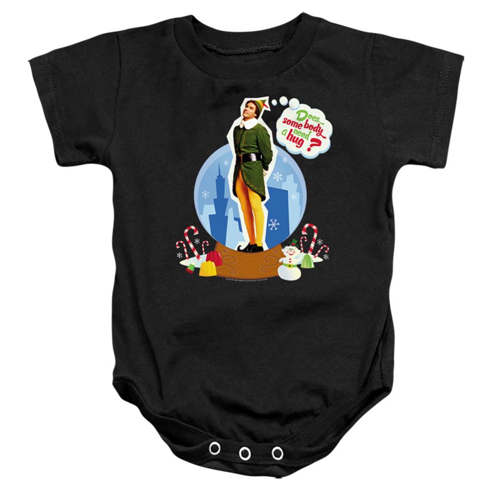 Elf Does Somebody Need A Hug? Infant's Cotton SS Snapsuit