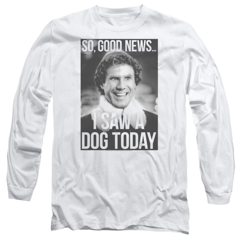 Elf Must Love Dogs Men's 18/1 Cotton Long-Sleeve T-Shirt