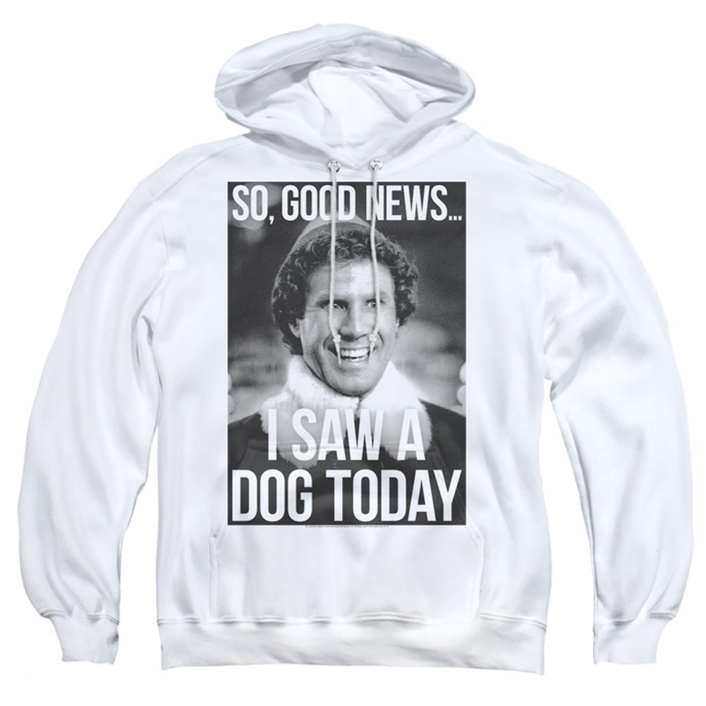 Elf Must Love Dogs Men's Pull-Over 75 25 Poly Hoodie