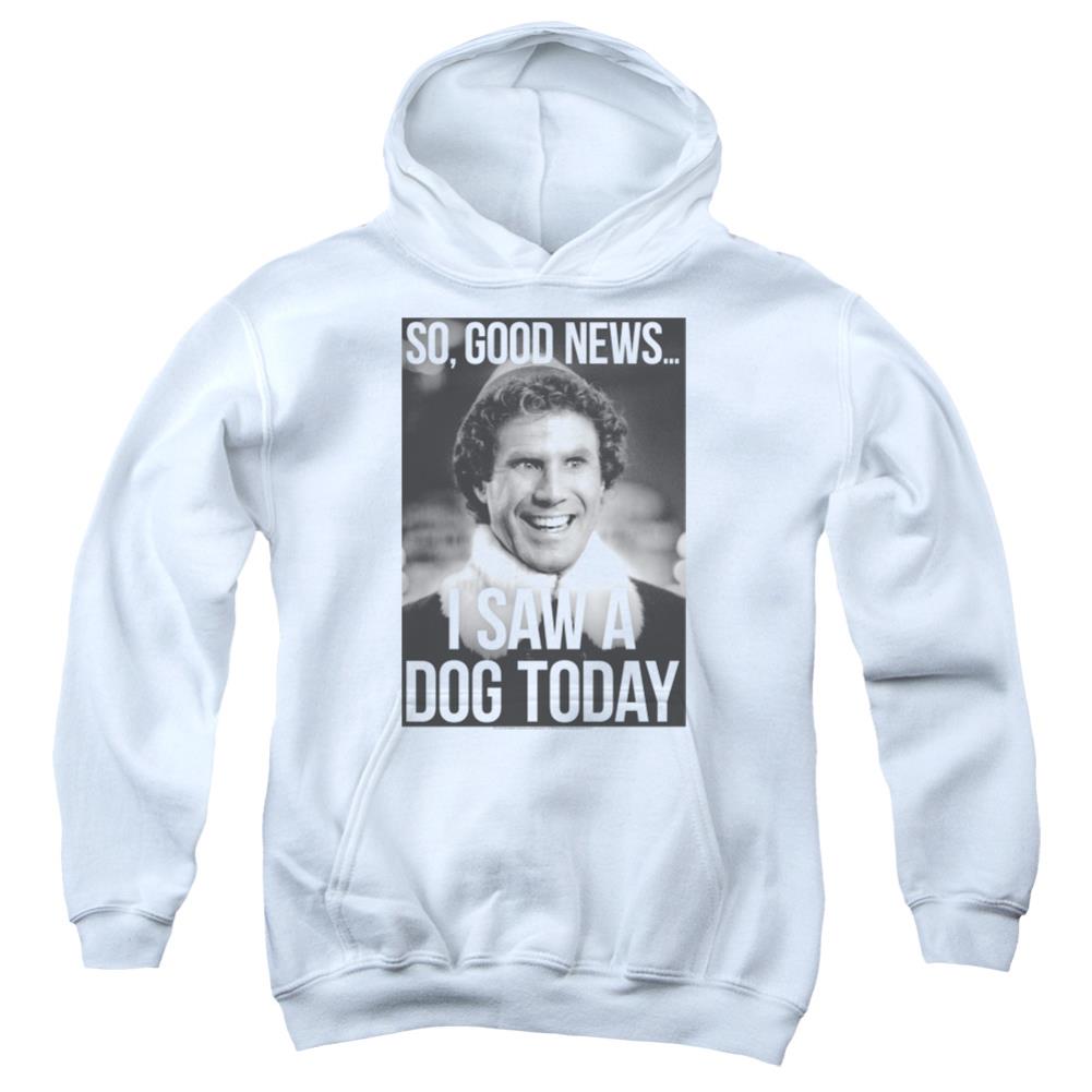 Elf Must Love Dogs Youth Cotton Poly Pull-Over Hoodie