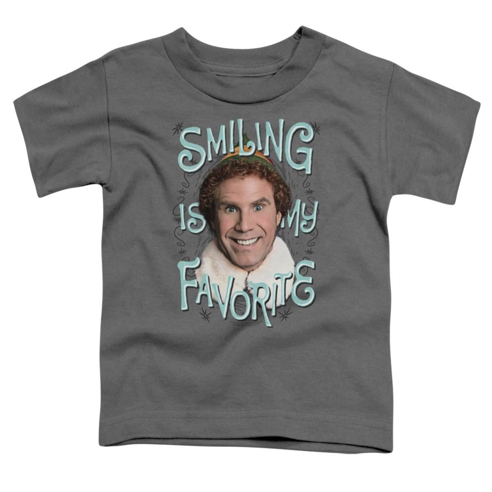 Elf Smiling Toddler 18/1 Cotton Short-Sleeve T-Shirt