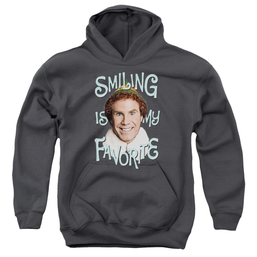 Elf Smiling Youth Cotton Poly Pull-Over Hoodie