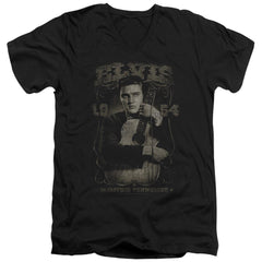 Elvis Presley 1954 Men's 30/1 Cotton Slim V-Neck T-Shirt