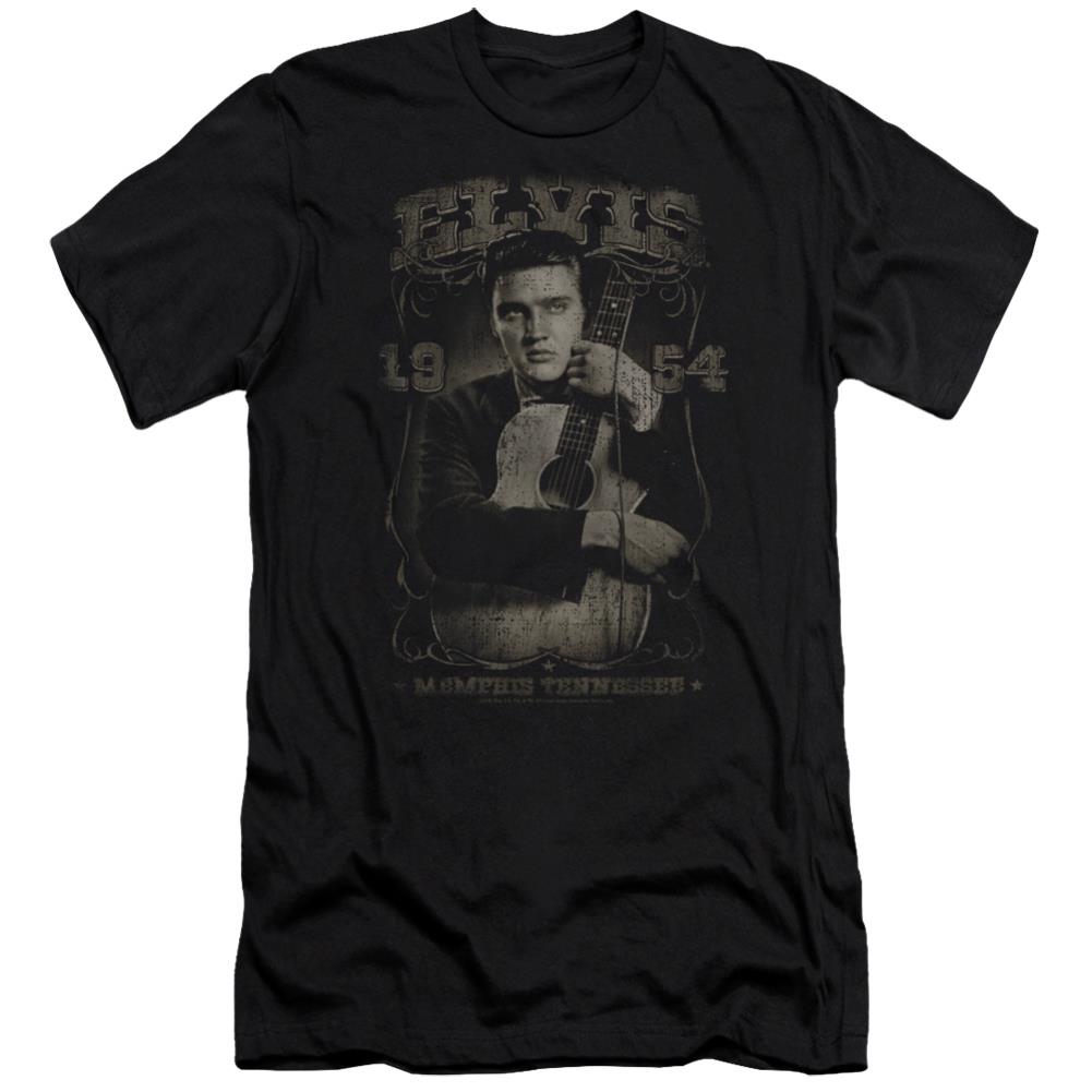 Elvis Presley 1954 Men's Ultra-Soft 30/1 Cotton Slim Short-Sleeve T-Shirt