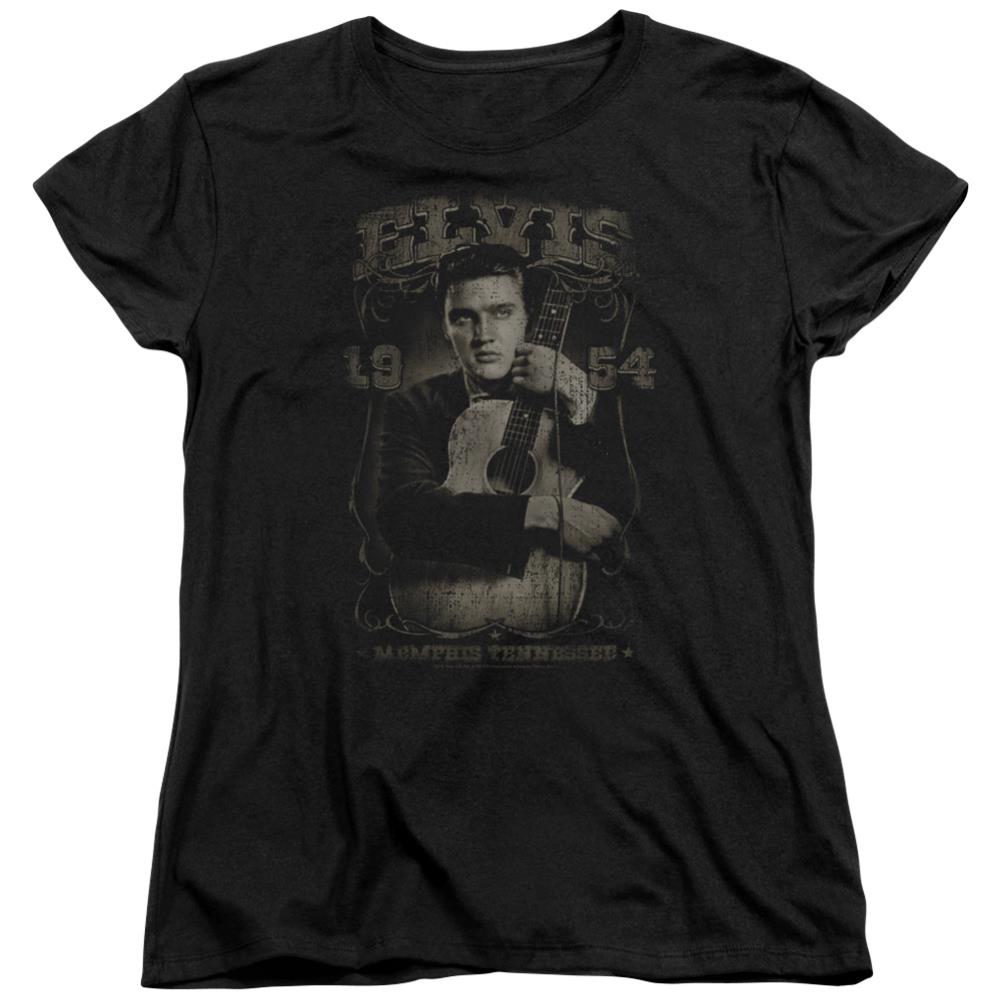 Elvis Presley 1954 Women's 18/1 Cotton Short-Sleeve T-Shirt