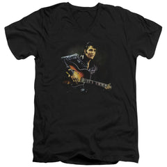 Elvis Presley 1968 Men's 30/1 Cotton Slim V-Neck T-Shirt