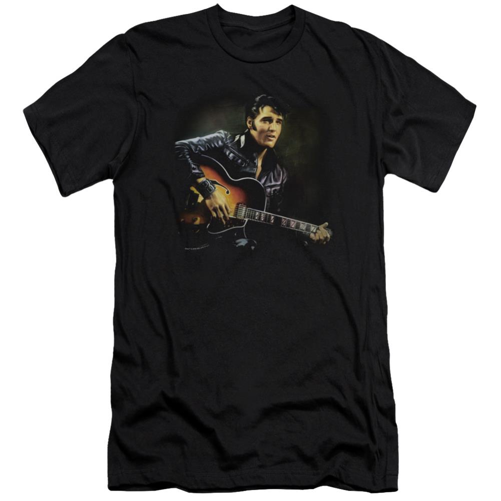 Elvis Presley 1968 Men's Ultra-Soft 30/1 Cotton Slim Short-Sleeve T-Shirt