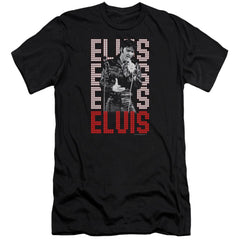 Elvis Presley 1968 Men's Ultra-Soft 30/1 Cotton Slim Short-Sleeve T-Shirt