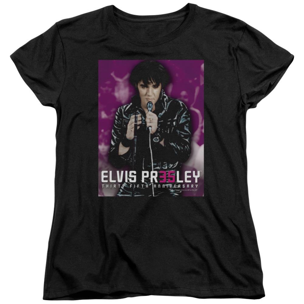 Elvis Presley 35 Leather Women's 18/1 Cotton Short-Sleeve T-Shirt