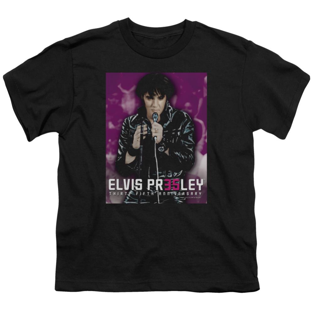 Elvis Presley 35 Leather Youth 18/1 100% Cotton Short-Sleeve T-Shirt