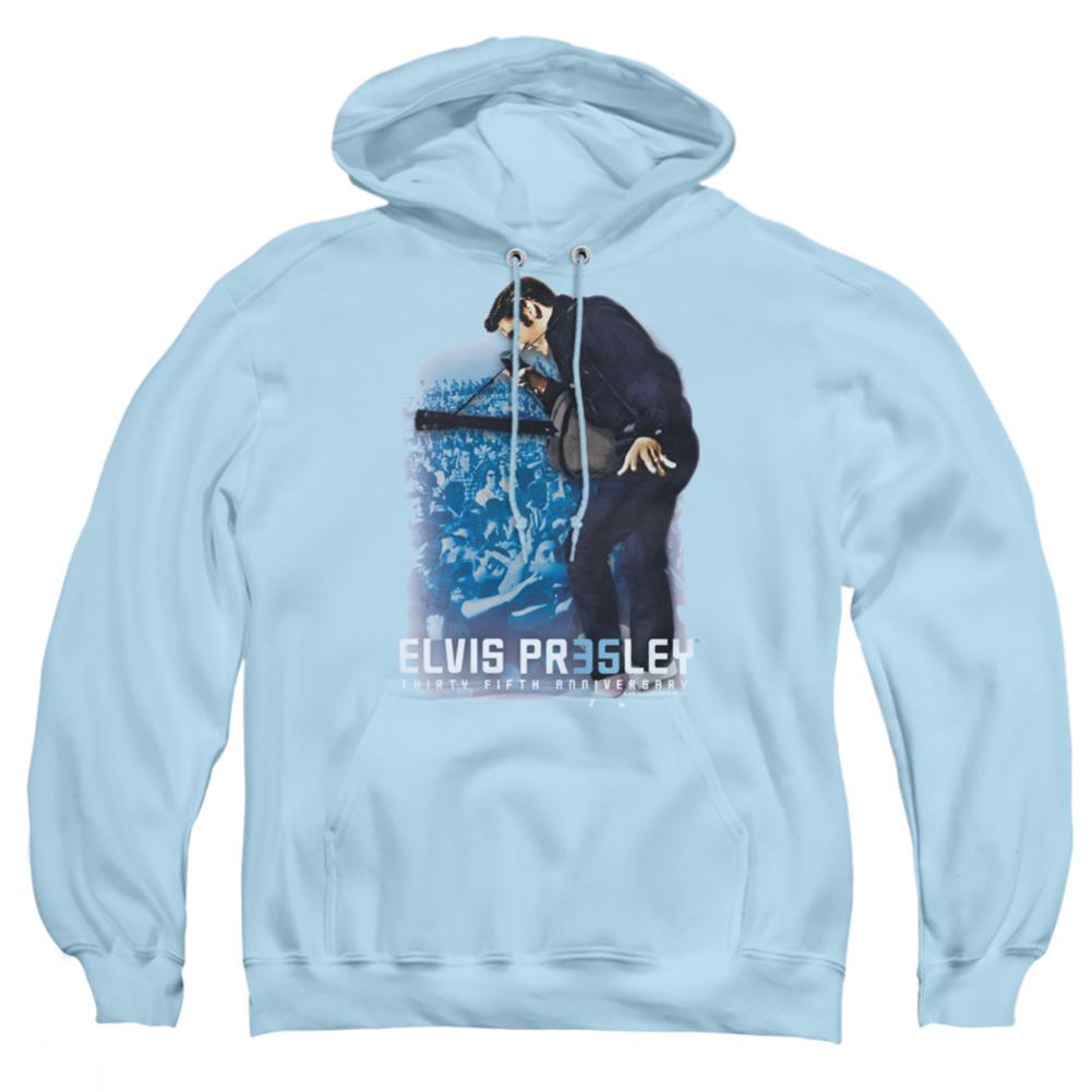 Elvis Presley 35th Anniversary 3 Men's Pull-Over 75 25 Poly Hoodie