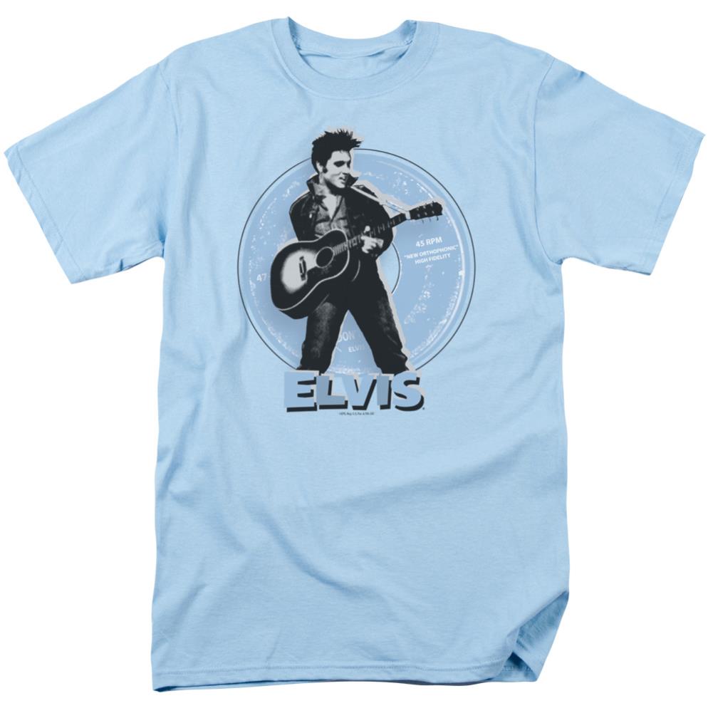 Elvis Presley 45 RPM Men's 18/1 Cotton Short-Sleeve T-Shirt