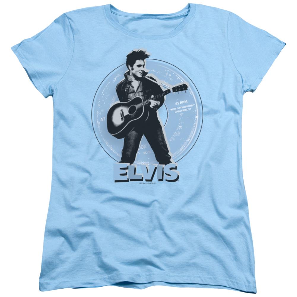 Elvis Presley 45 RPM Women's 18/1 Cotton Short-Sleeve T-Shirt