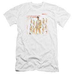 Elvis Presley 50 Million Fans Men's Ultra-Soft 30/1 Cotton Slim Short-Sleeve T-Shirt