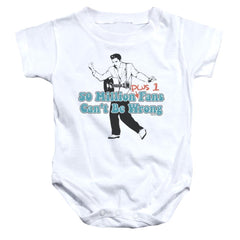 Elvis Presley 50 Million Fans Plus 1 Infant's Cotton SS Snapsuit