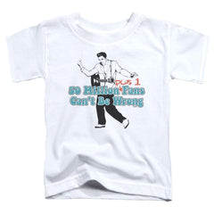Elvis Presley 50 Million Fans Plus 1 Toddler 18/1 Cotton Short-Sleeve T-Shirt