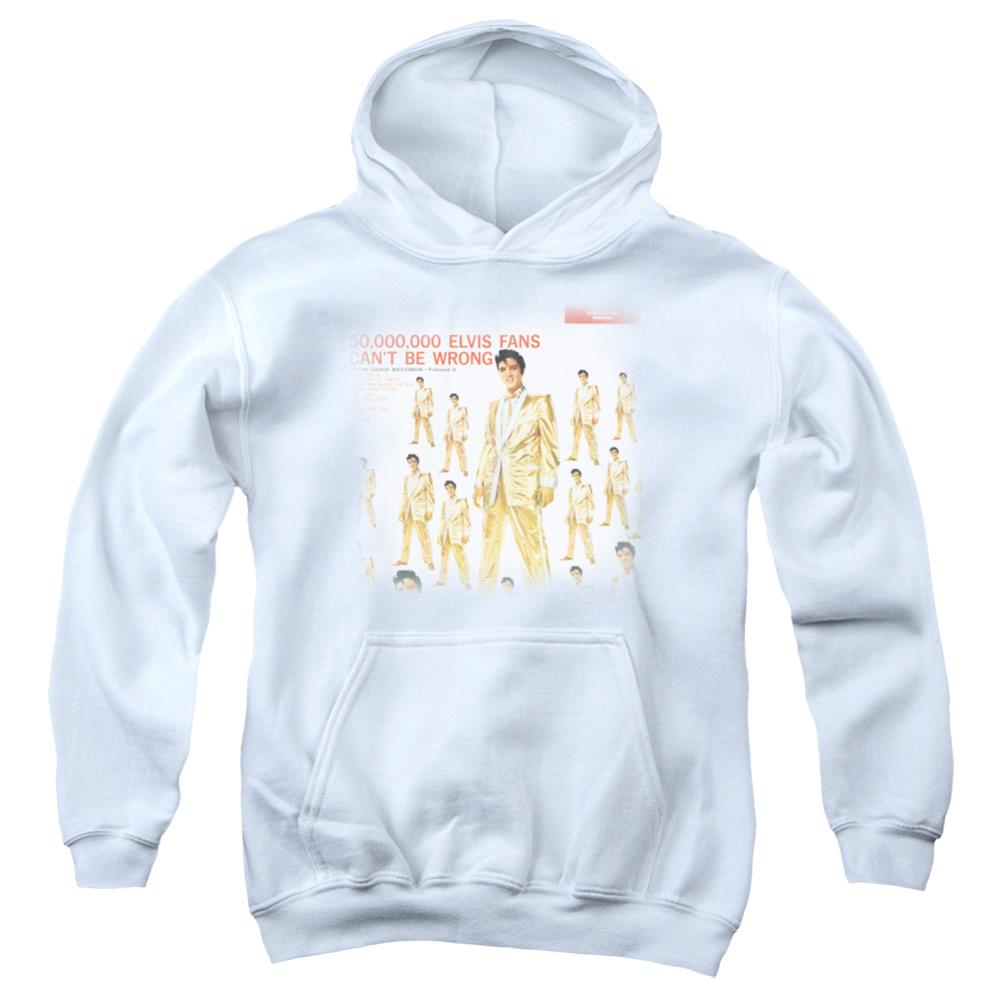 Elvis Presley 50 Million Fans Youth Cotton Poly Pull-Over Hoodie