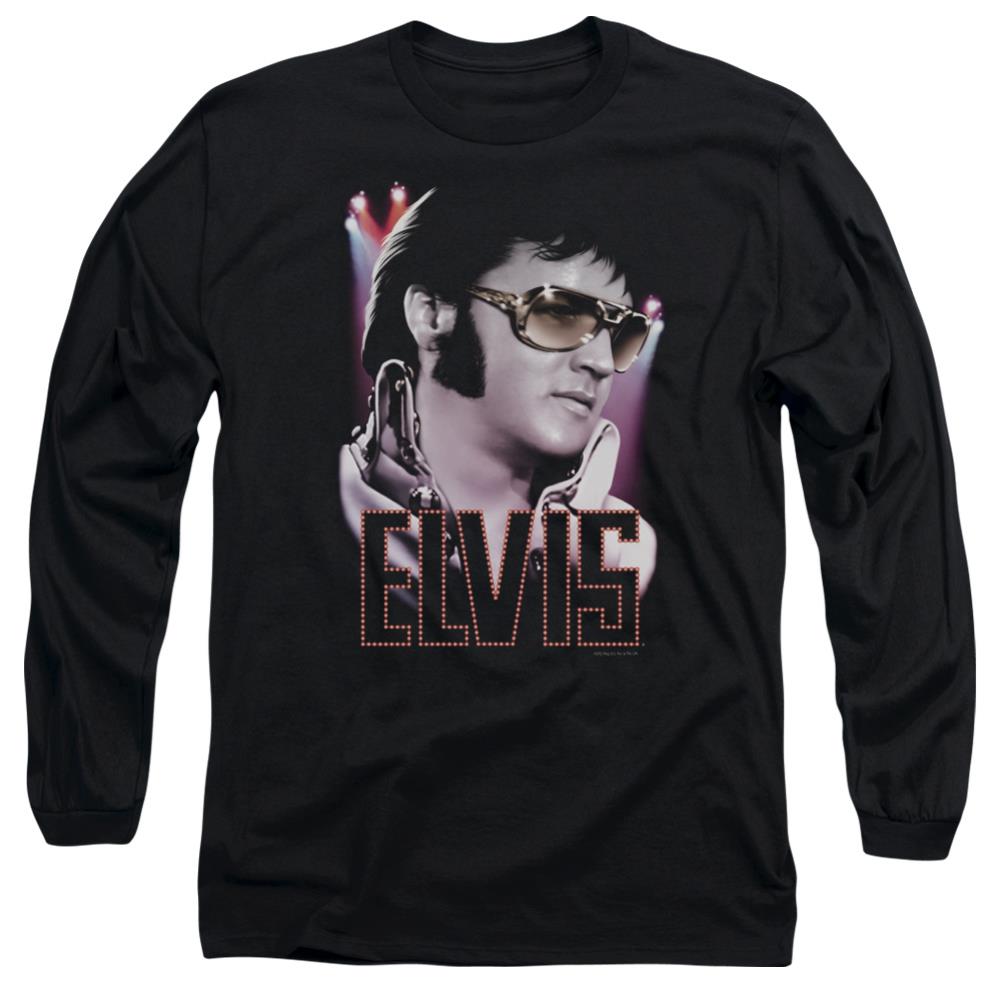Elvis Presley 70s Star Men's 18/1 Cotton Long-Sleeve T-Shirt