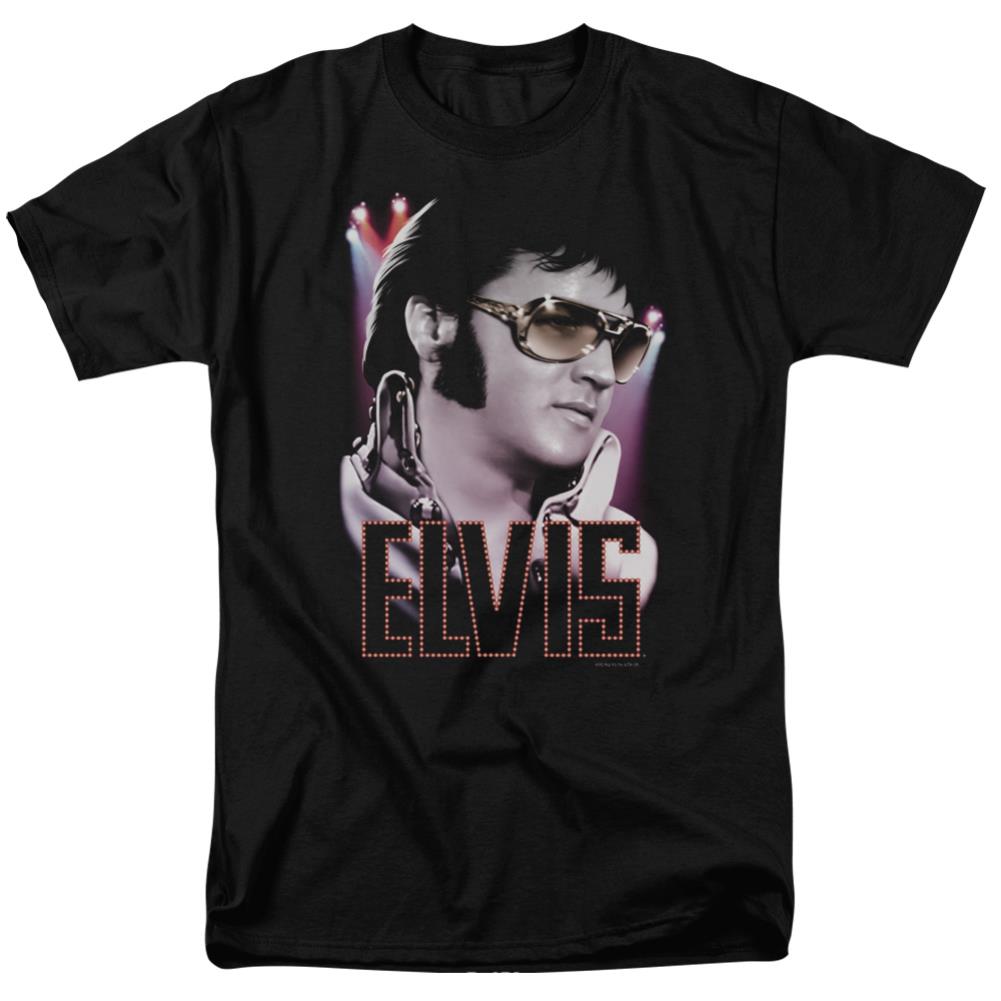 Elvis Presley 70s Star Men's 18/1 Cotton Short-Sleeve T-Shirt