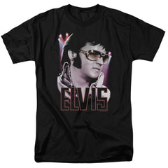 Elvis Presley 70s Star Men's 18/1 Cotton Short-Sleeve T-Shirt