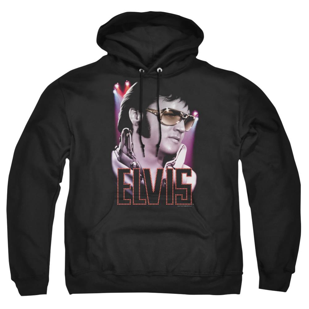 Elvis Presley 70s Star Men's Pull-Over 75 25 Poly Hoodie