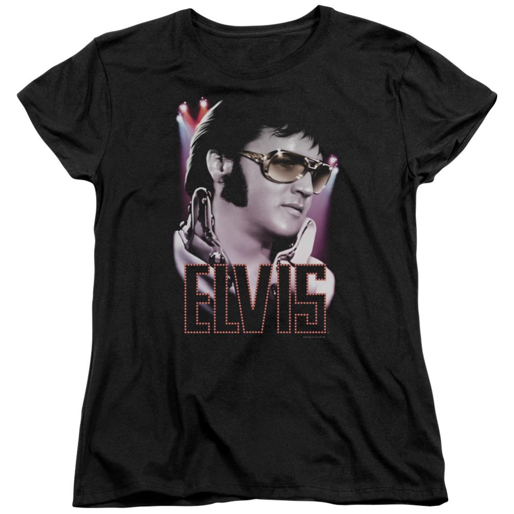 Elvis Presley 70s Star Women's 18/1 Cotton Short-Sleeve T-Shirt