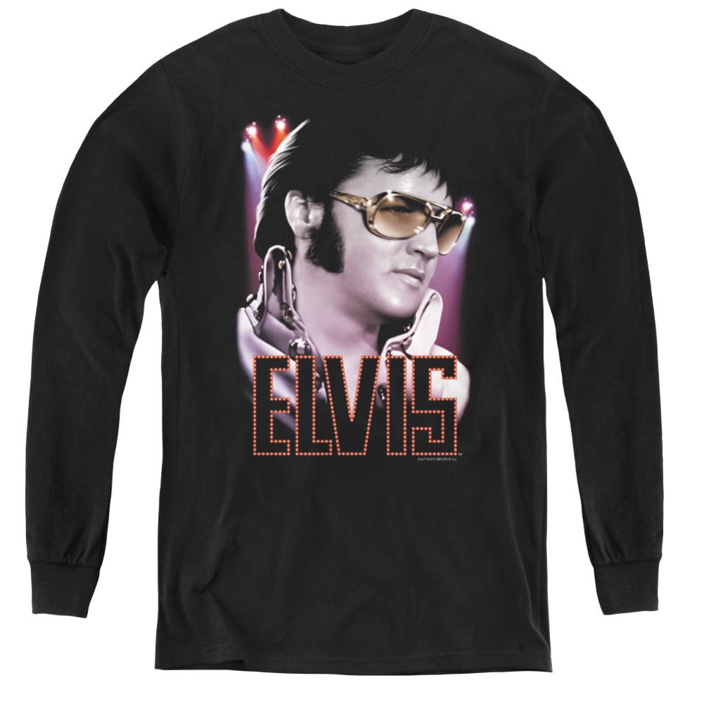 Elvis Presley 70s Star Youth Long-Sleeve T-Shirt