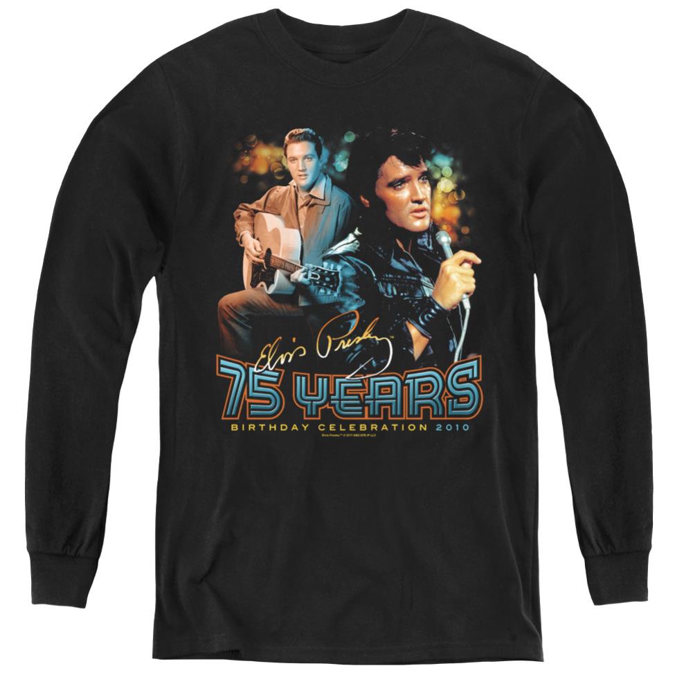 Elvis Presley 75 Years Youth Long-Sleeve T-Shirt