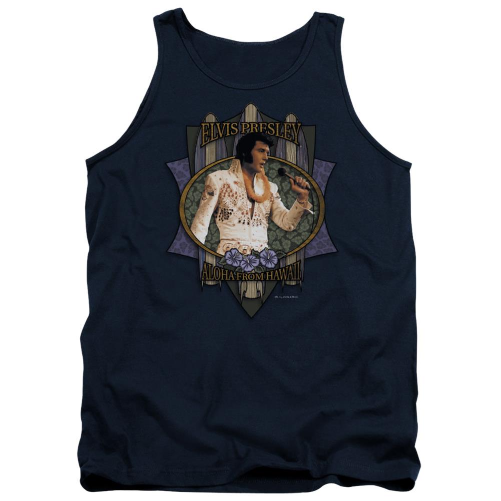 Elvis Presley Aloha From Hawaii Men's 18/1 Cotton Tank Top