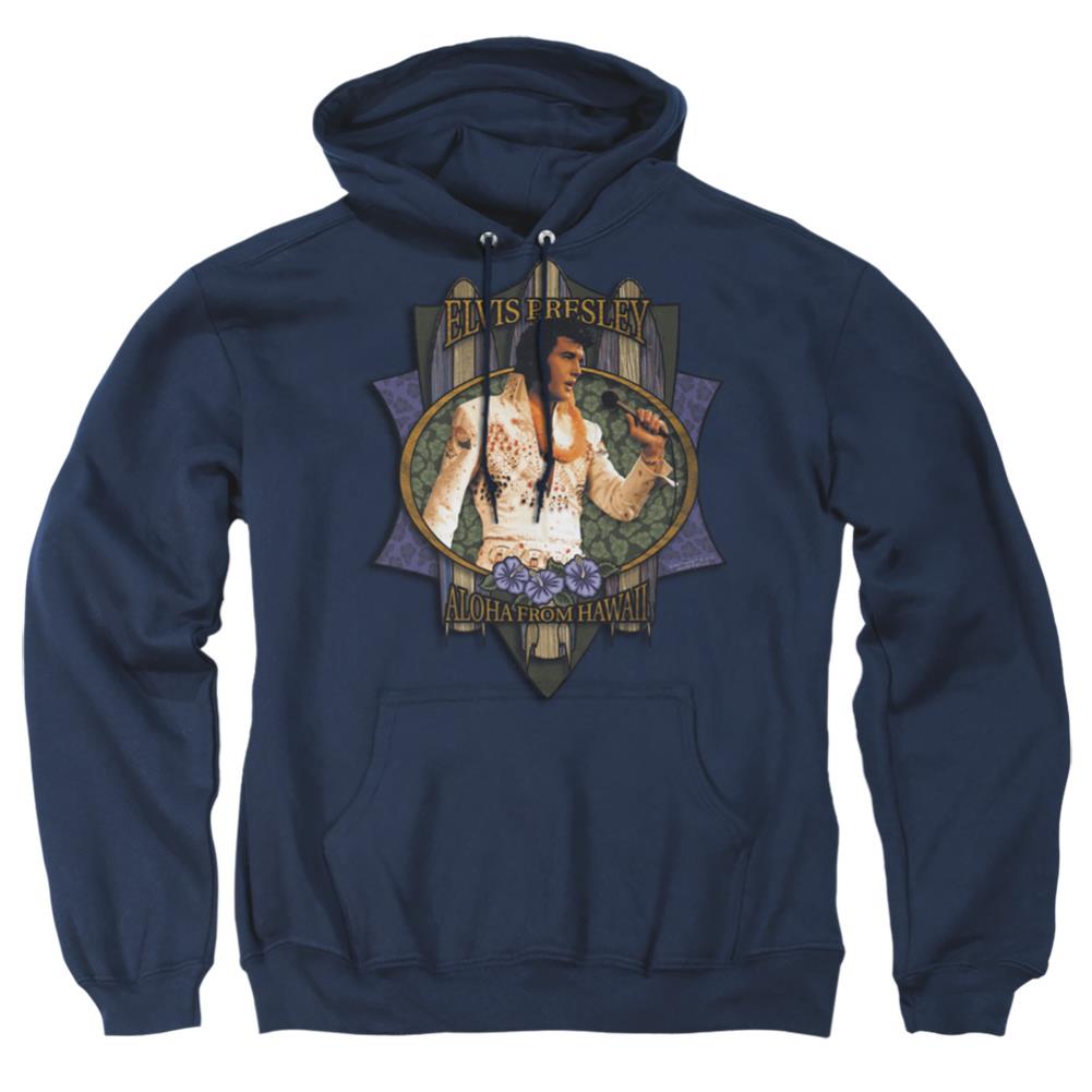 Elvis Presley Aloha From Hawaii Men's Pull-Over 75 25 Poly Hoodie