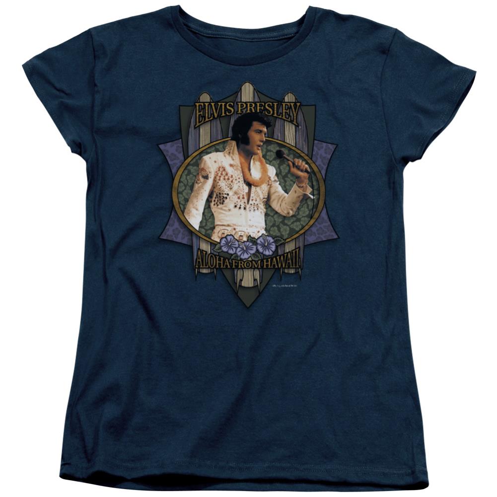 Elvis Presley Aloha From Hawaii Women's 18/1 Cotton Short-Sleeve T-Shirt