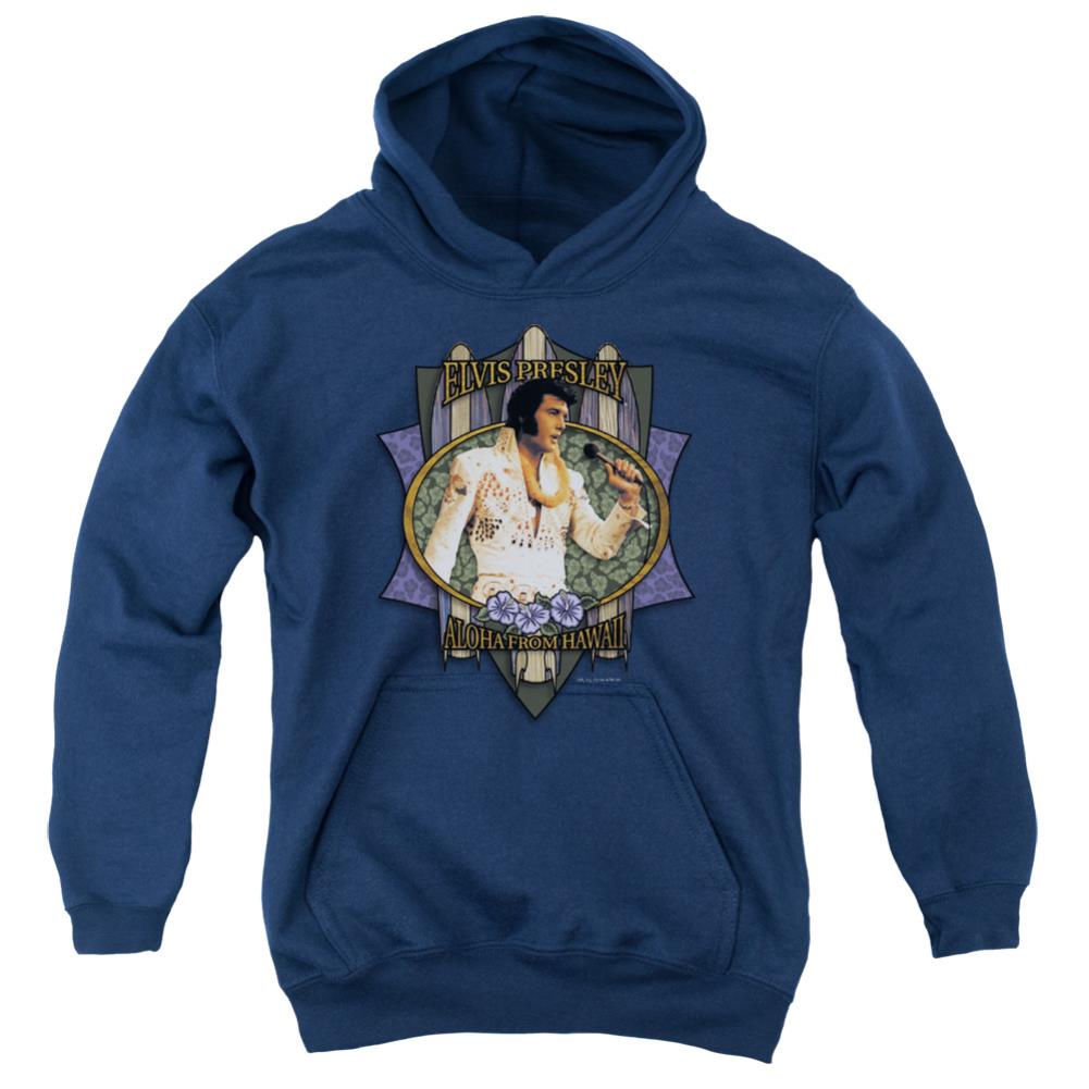 Elvis Presley Aloha From Hawaii Youth Cotton Poly Pull-Over Hoodie