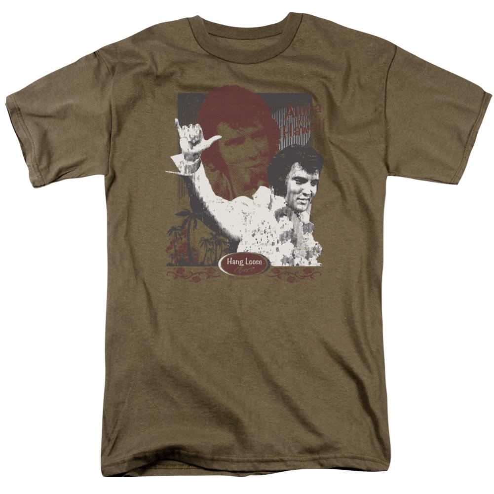 Elvis Presley Aloha Hang Loose Men's 18/1 Cotton Short-Sleeve T-Shirt