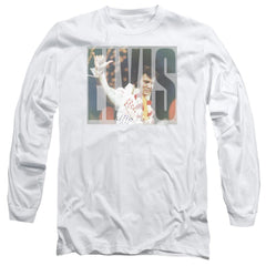 Elvis Presley Aloha Knockout Men's 18/1 Cotton Long-Sleeve T-Shirt