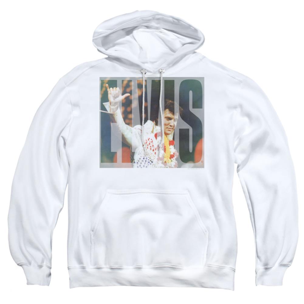 Elvis Presley Aloha Knockout Men's Pull-Over 75 25 Poly Hoodie
