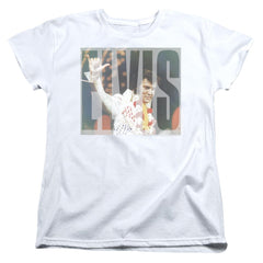 Elvis Presley Aloha Knockout Women's 18/1 Cotton Short-Sleeve T-Shirt