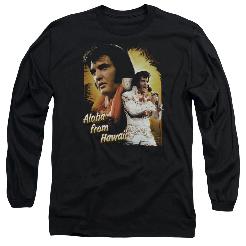 Elvis Presley Aloha Men's 18/1 Cotton Long-Sleeve T-Shirt