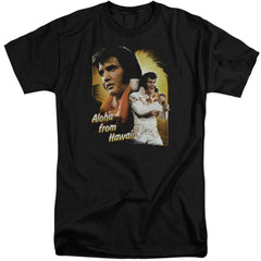 Elvis Presley Aloha Men's 18/1 Tall Cotton Short-Sleeve T-Shirt