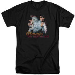 Elvis Presley Always On My Mind Men's 18/1 Tall Cotton Short-Sleeve T-Shirt