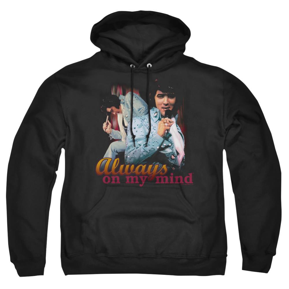 Elvis Presley Always On My Mind Men's Pull-Over 75 25 Poly Hoodie