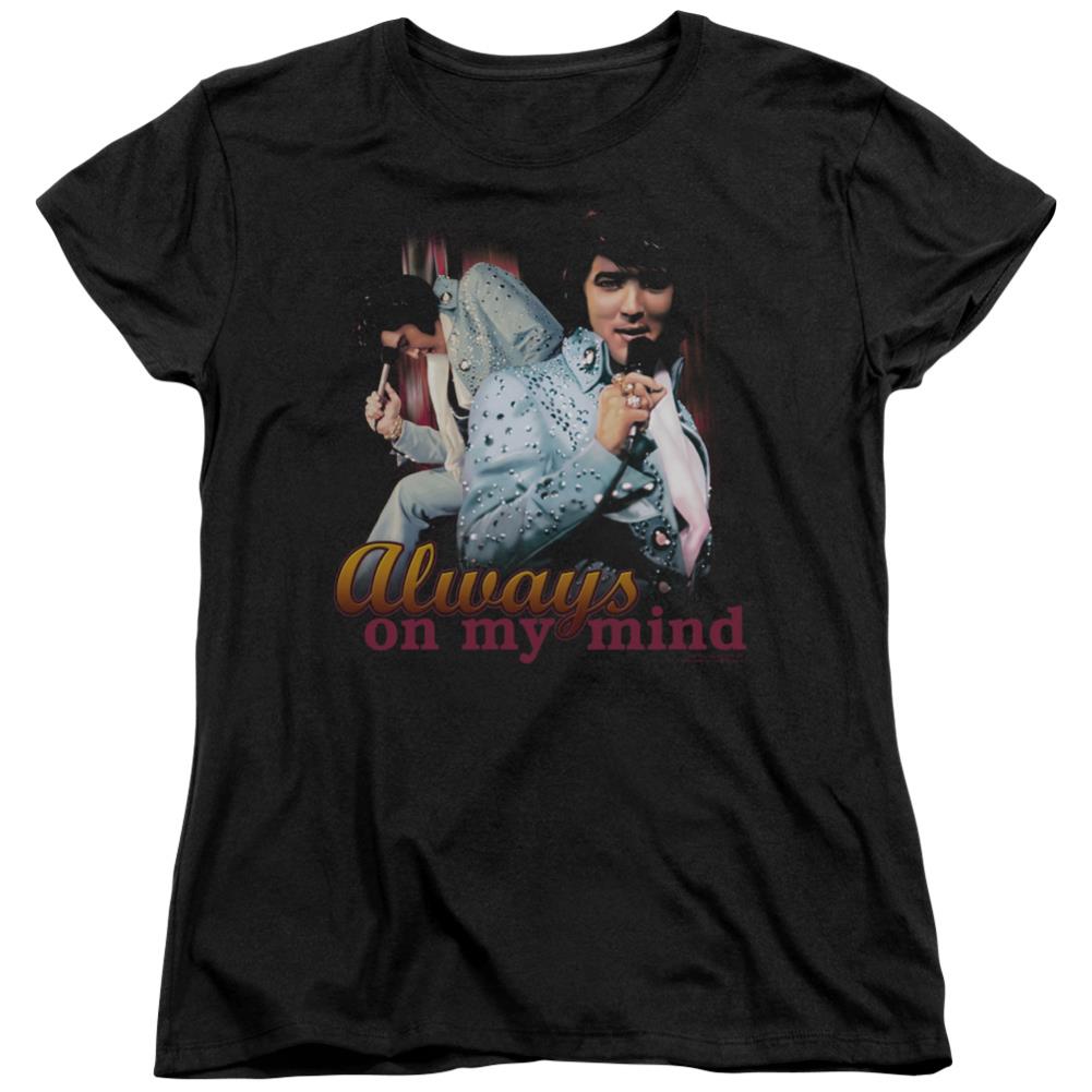 Elvis Presley Always On My Mind Women's 18/1 Cotton Short-Sleeve T-Shirt