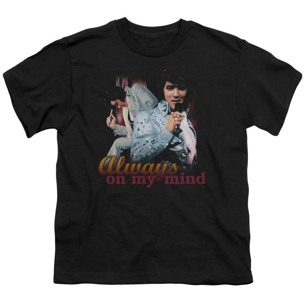 Elvis Presley Always On My Mind Youth 18/1 100% Cotton Short-Sleeve T-Shirt