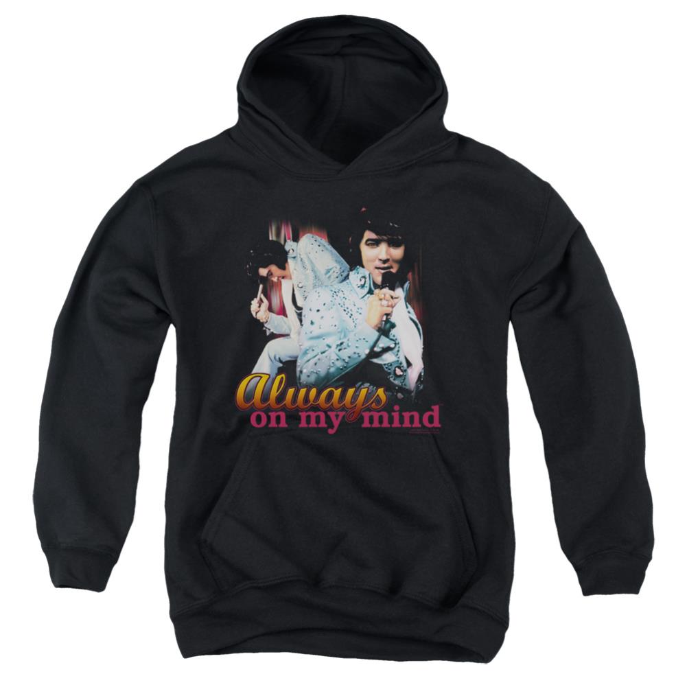 Elvis Presley Always On My Mind Youth Cotton Poly Pull-Over Hoodie