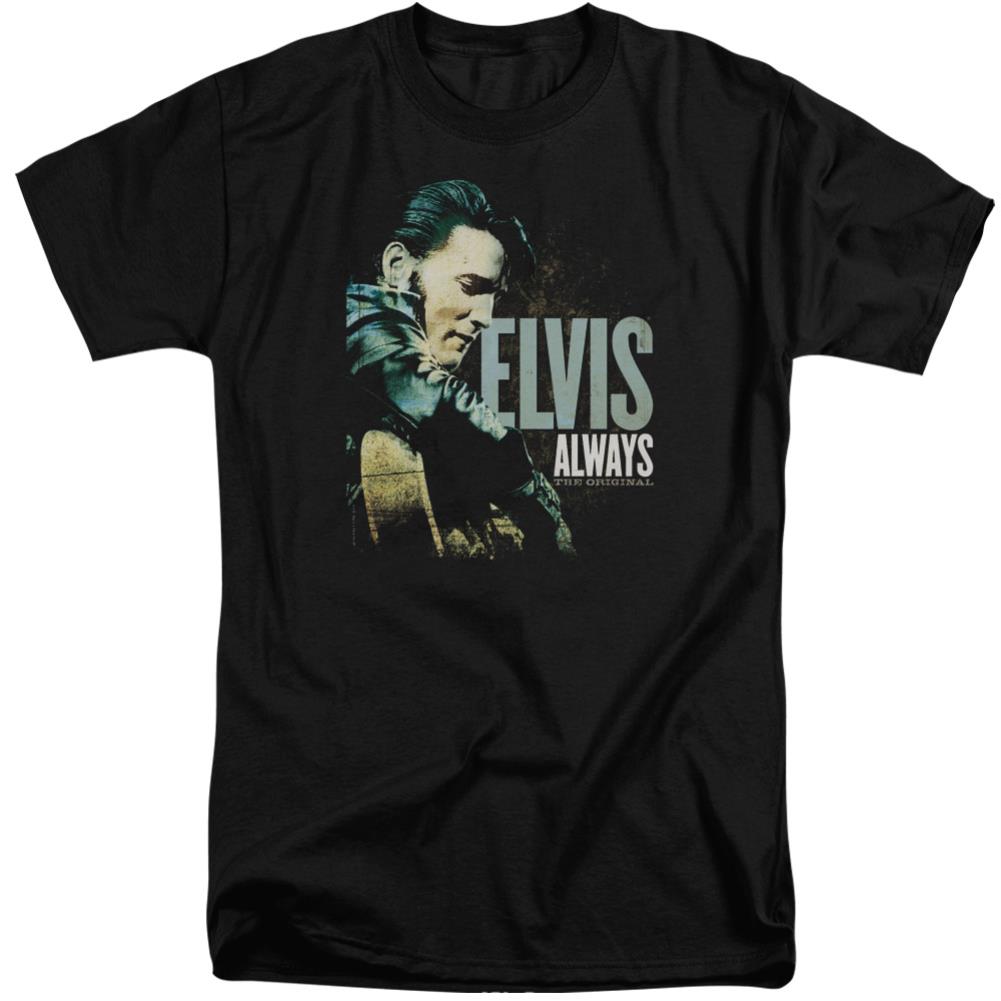 Elvis Presley Always The Original Men's 18/1 Tall Cotton Short-Sleeve T-Shirt