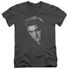 Elvis Presley American Idol Men's 30/1 Cotton Slim V-Neck T-Shirt
