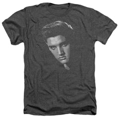 Elvis Presley American Idol Men's 30/1 Heather 60 40 Poly Short-Sleeve T-Shirt