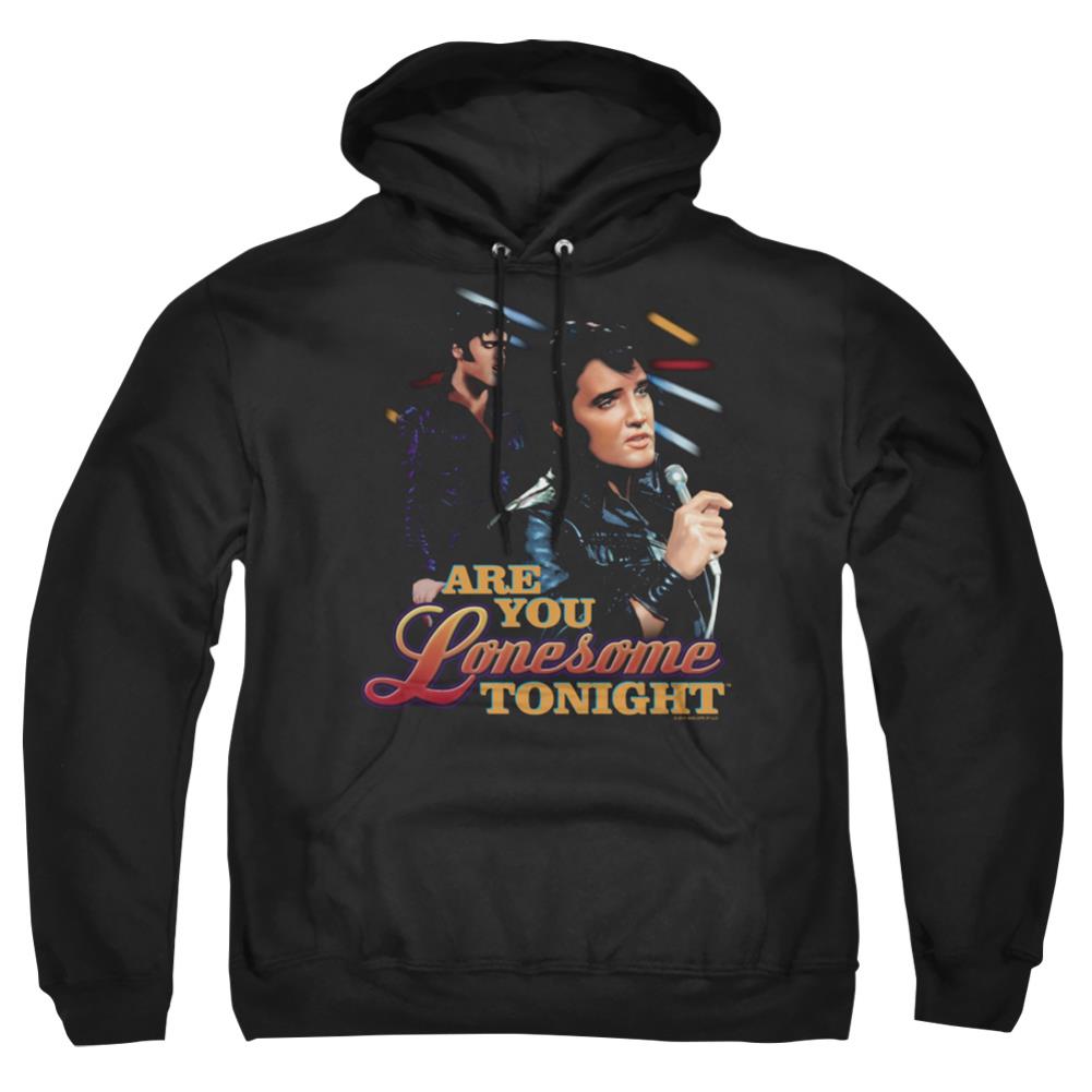 Elvis Presley Are You Lonesome Men's Pull-Over 75 25 Poly Hoodie