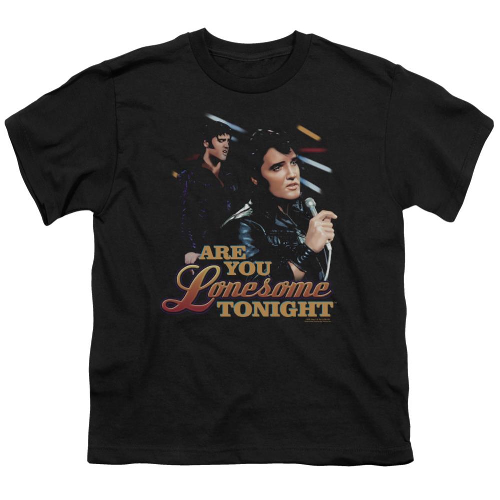 Elvis Presley Are You Lonesome Youth 18/1 100% Cotton Short-Sleeve T-Shirt
