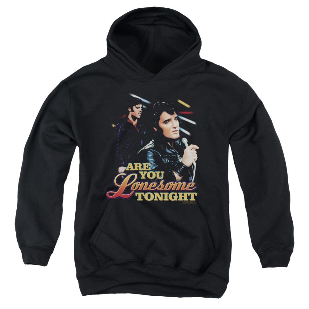 Elvis Presley Are You Lonesome Youth Cotton Poly Pull-Over Hoodie